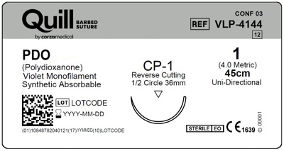 PDO, vIOLET, 1,45cm,Rev Cutting, CP-1,Uni-Directional