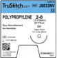 Polypropylene 2-0 Blue 30", SH Taper Point 26mm 1/2c